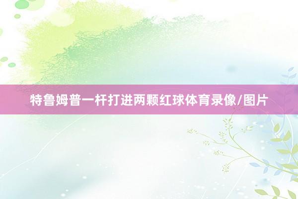 特鲁姆普一杆打进两颗红球体育录像/图片