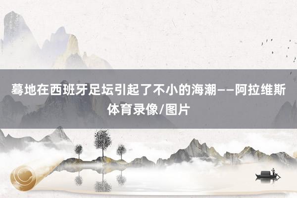 蓦地在西班牙足坛引起了不小的海潮——阿拉维斯体育录像/图片