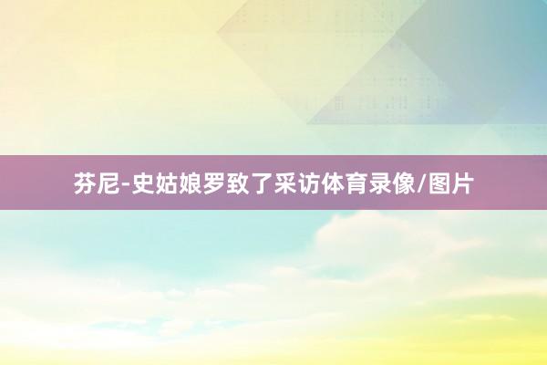 芬尼-史姑娘罗致了采访体育录像/图片