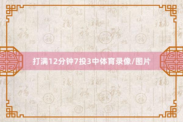打满12分钟7投3中体育录像/图片