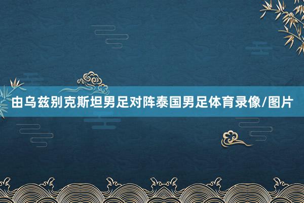 由乌兹别克斯坦男足对阵泰国男足体育录像/图片