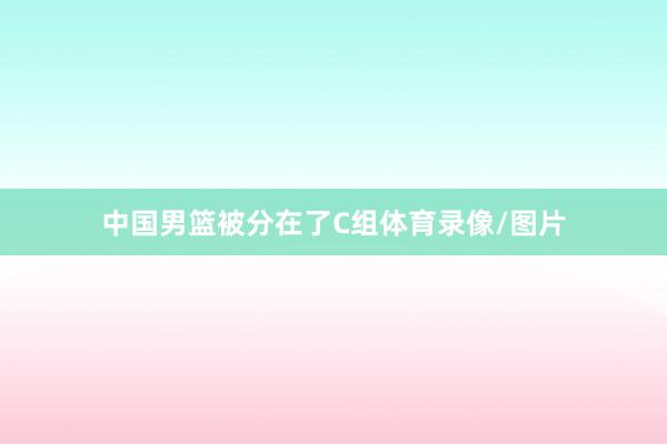 中国男篮被分在了C组体育录像/图片