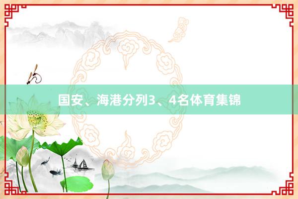 国安、海港分列3、4名体育集锦
