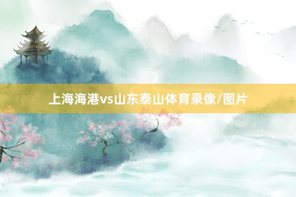 上海海港vs山东泰山体育录像/图片