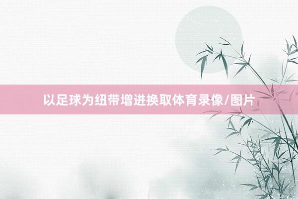 以足球为纽带增进换取体育录像/图片