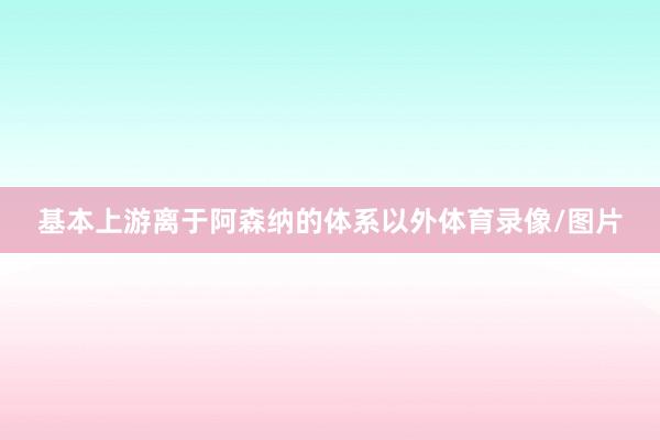 基本上游离于阿森纳的体系以外体育录像/图片