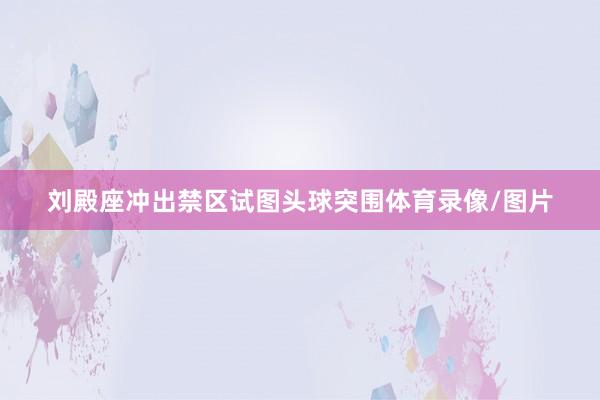刘殿座冲出禁区试图头球突围体育录像/图片