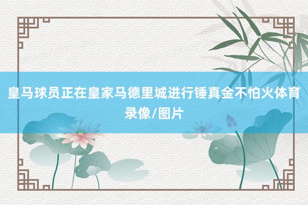 皇马球员正在皇家马德里城进行锤真金不怕火体育录像/图片