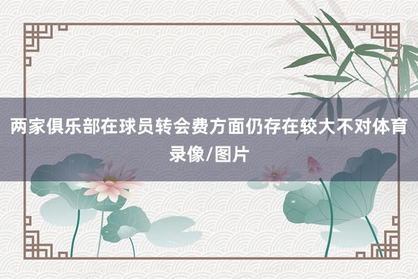 两家俱乐部在球员转会费方面仍存在较大不对体育录像/图片