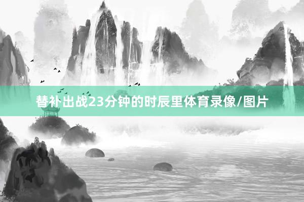 替补出战23分钟的时辰里体育录像/图片