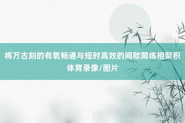 将万古刻的有氧畅通与短时高效的间歇闇练相聚积体育录像/图片