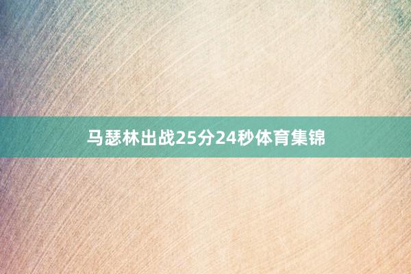 马瑟林出战25分24秒体育集锦