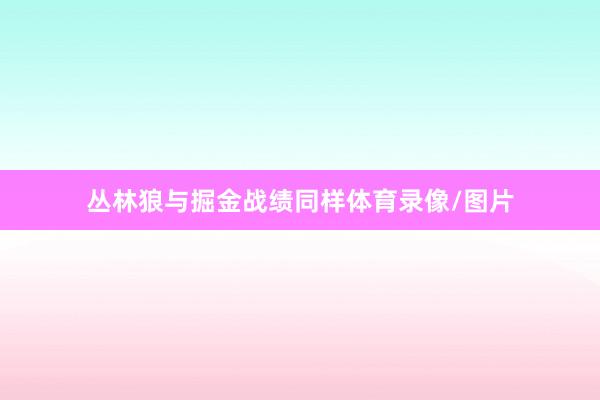 丛林狼与掘金战绩同样体育录像/图片