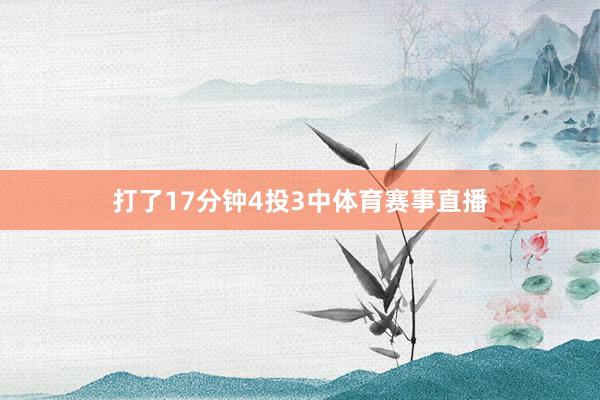 打了17分钟4投3中体育赛事直播