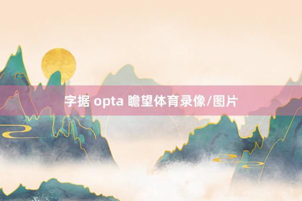 字据 opta 瞻望体育录像/图片