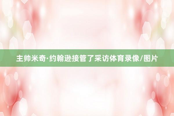 主帅米奇·约翰逊接管了采访体育录像/图片